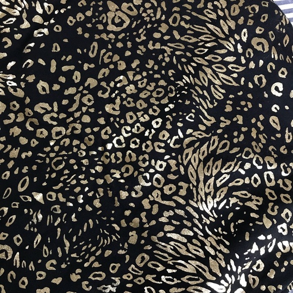 Cheetah/leopard black and gold Infiniti scarf - Picture 4 of 4
